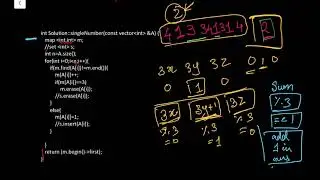 Single element 2(part2 of 4)|bit manipulation |interviewbit