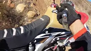 batallando con una subida empinada