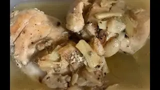Confinement Meals Day 2 - Ginger Garlic Chicken Gravy - Cooking for my Wife