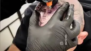 Head Tattoo | Holy Mary | TimeLapse 2023