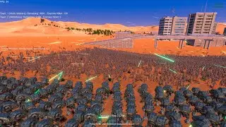 Mech Walker vs Wild Man - Ultimate Epic Battle Simulator