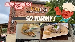 Come for Breakfast here in Coco Crepes Waffles Menu Tour And Food Experiences #waffle  #crepe #coco