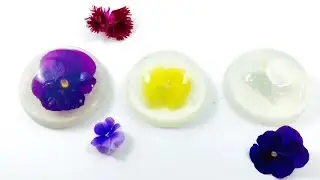 How to make EDIBLE FLOWER RAINDROP CAKE-Mizu Shingen Mochi