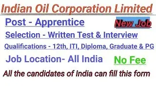 Indian Oil Corporation Ltd Recruitment 2019