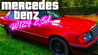 Mercedes W124 2,5d praca silnika [PL]