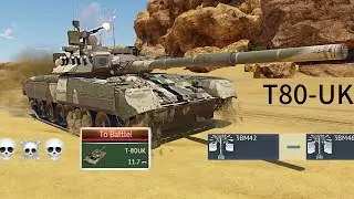 Unbelievable T-80 UK Moments in War Thunder | Hilarious and Epic Tank Gameplay