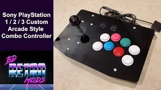 Sony PlayStation 1 / 2 / 3 Custom Arcade Style Combo Controller