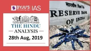 'The Hindu' Analysis for 28th August, 2019 (Current Affairs for UPSC/IAS)