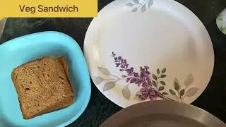Veg sandwich || Healthy Vegetable sandwich without mayo without cheese || Sandwich for lunch box 🥪