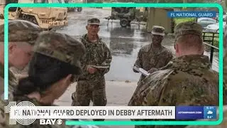 Florida National Guard deployed in aftermath of Hurricane Debby