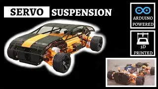 Almost Full 3D Printed RC Car || Realistic Suspension with Servos