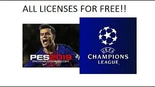 HOW TO GET PES 2019 LICENSES FOR FREE!! (Champions League, Kits, Logos and more!!)