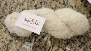 Deep Breath and Just Go For It - Dyeing Alpaca Merino Boucle Yarn with Leftover Food Coloring