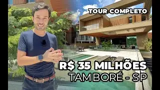 VOCÊ COMPRARIA ESSA MANSÃO DE R$ 35 MILHÕES EM ALPHAVILLE - SP?