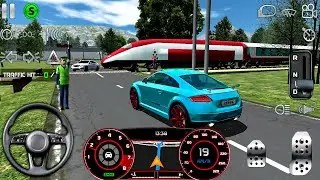 Real Driving Sim #47 Rail Crossing! Android gameplay