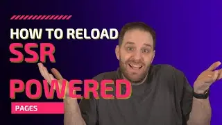 Handle new data when using SSR WITHOUT refreshing the page.