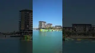 Darwin Waterfront Precinct View | Perfect Dry Season Day 2025 🌴☀️#shorts