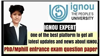 IGNOU PhD/Mphill Entrance exam question paper||PhD entrance exam hindi previous year question paper