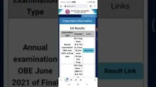 Sol B.A Prog third semester results declared 2021.   Please subscribe my    channel