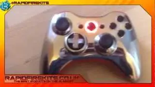 Silver Modded Xbox 360 Controller | Mail In Service | RapidFireKits.co.uk |