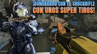 &iexcl;Dominando con el shockrifle con unos super tiros! | HALO INFINITE