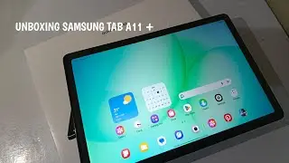 Unboxing samsung tab a11+ ✨ aesthetic 🌸 gametest 🎮 #samsungtaba11plus