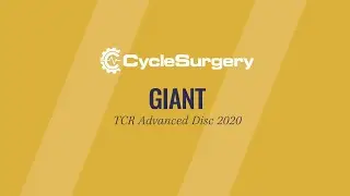GIANT TCR ADVANCED DISC 2020 BIKE REVIEW | CYCLE SURGERY