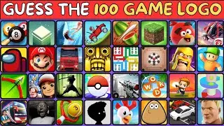 Guess The 100 Game Logo 🤔🧠 | Quiz Root