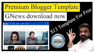 GNews premium blogger template | Fast News