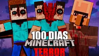 Sobreviví 100 días con TODOS los MODS de TERROR en MINECRAFT...