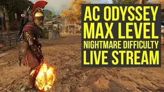 Assassin's Creed Odyssey Gameplay MAX LEVEL - Nightmare Difficulty (AC Odyssey Gameplay)