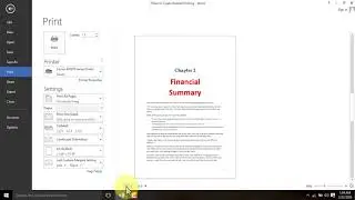 Как распечатать буклет в Word