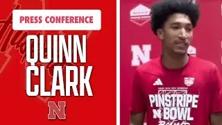 Nebraska Football WR Quinn Clark meets with media following 68-0 win over Akron I GBR