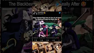 Saturn Attacked Right Away As Soon As He Heard The Blackbeard Pirates Are Really After 🥵