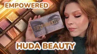 COPPER GLAM MAKEUP FOR PARTIES **HUDA BEAUTY EMPOWERED PALETTE**