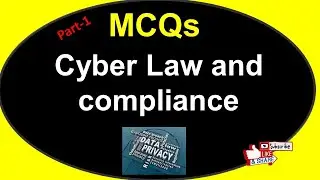 Cyber Law and compliance MCQs #CyberSecurity #cyberlaws