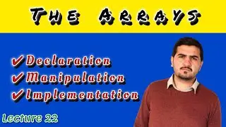 Arrays in c programming | Array Manipulation | How to Access Array data | How to Change arrays data|