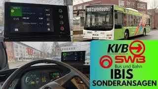 KVB & SWB IBIS Sonderansagen