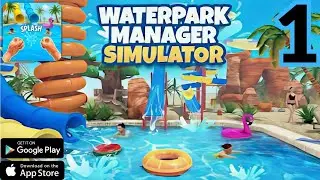 Waterpark Manager Simulator Gameplay Part 1 (Android/Ios) #gameplay #simulator #mobile 