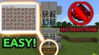 Automatic unlimited leather and steak farm in minecraft/mcpe/without redstone