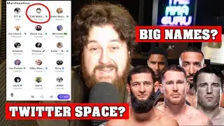 The MMA Guru Discusses INTERACTIONS With Fighters In TWITTER SPACE? (Darren Till, Chael Sonnen)