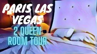 The BEST CHEAP ROOMS in LAS VEGAS |Paris 2 Queen Room Tour|