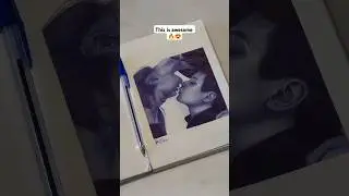 Realistic Portrait Drawing with Ballpoint Pen