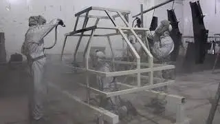 Pre-assembly painting of mixers