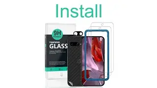 Google Pixel 9a 5G Tempered glass Ibywind Protector & Easy Install Kit & Camera Lens Protector