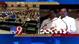 CM KCR addresses Telangana State Police - TV9