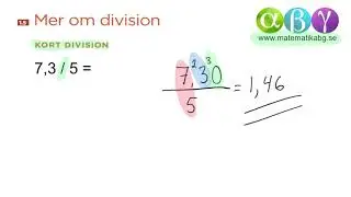 G 1.5 Mer om division