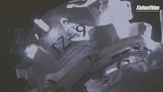 Chinas Weltraumfrachter &bdquo;Tianzhou-9&ldquo; dockt an Raumstation &bdquo;Tiangong&ldquo;
