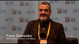 Interviews on the 2023 World Data Forum Macau Satellite Event｜Dr. Franz Gatzweiler