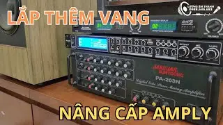 Lắp đặt vang số chỉnh cơ KM330, n&acirc;ng cấp &acirc;m thanh cho amply tại nh&agrave; kh&aacute;ch h&agrave;ng - Đặng X&aacute; - H&agrave; Nội.
